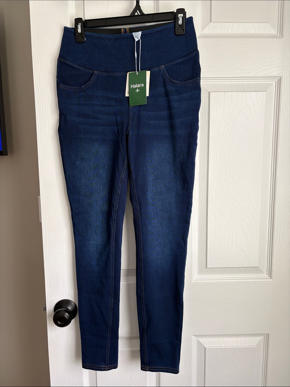 HALARA Deep Indigo High-Rise Jeggings
